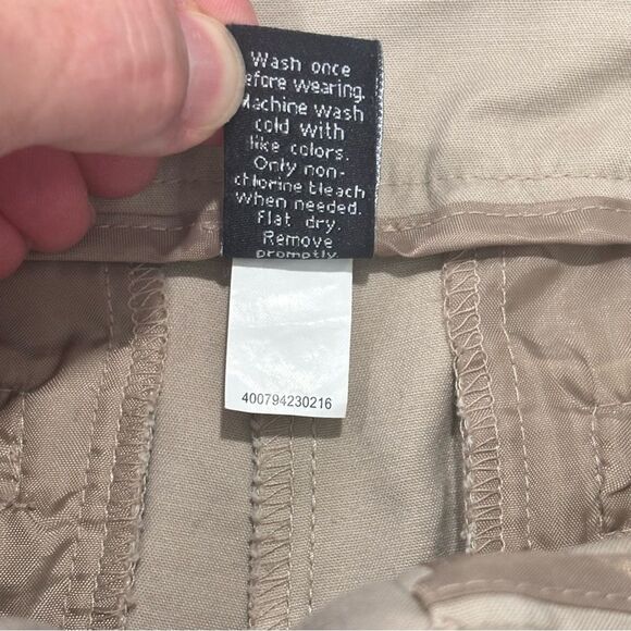 Apt. 9 | Women’s Cumin Spice Tan Wide Waist Flat Front Casual Shorts Size 4 - Picture 14 of 16